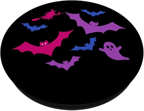 Miniatura 2 de Bi Pride Halloween Sutil Bisexual LGBTQ Otoño Otoño PopSockets Estándar PopGrip