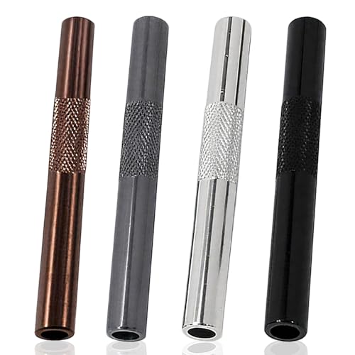 Lumi Zenva Tubo De Metal Con Pajita Portátil Pajita De Viaje Reutilizable De Primera Calidad Paquete De 4 Tubo