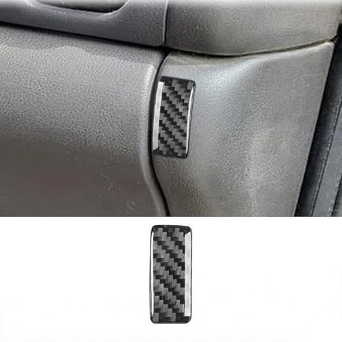 Garniture en fibre de carbone autocollante et résistante pour Dodge RAM