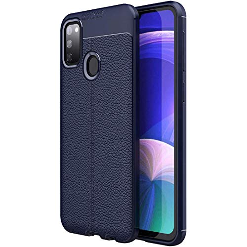 Image of Casotec Auto Focus Soft Silicon TPU Back Case Cover for Samsung Galaxy M31 - Blue