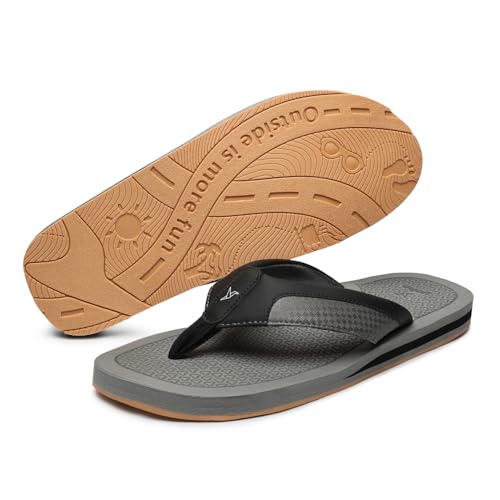 Image of YOHO ArchFlex orthopedic slippers for men | Arch support for pain relief | Soft, Anti-Skid, lightweight | comfortable padded straps flip flops for Everyday