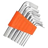 QfwdfcTrenz Sechskantschlüssel-Set, L-förmig, metrisch, Inbusschlüssel-Set, 1,5–6 mm, metrische...