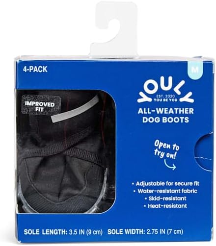 YOULY All-Weather Wrap Dog Boot Small