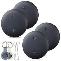 Reyke Smart Tag PRO, Koffer Tracker kompatibel mit Apple Wo Ist? App (Nur iOS), Schlüsselfinder für Schlüssel, Gepäck, Koffer, Brieftasche, IP67 Wasserdicht, 4 Pack