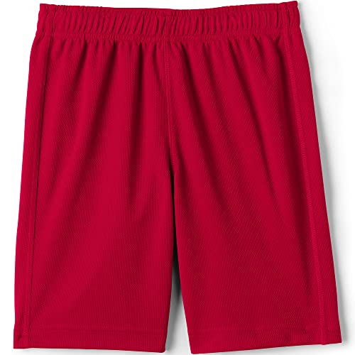 Lands' End Uniform Boys Mesh Short Red Kids Medium