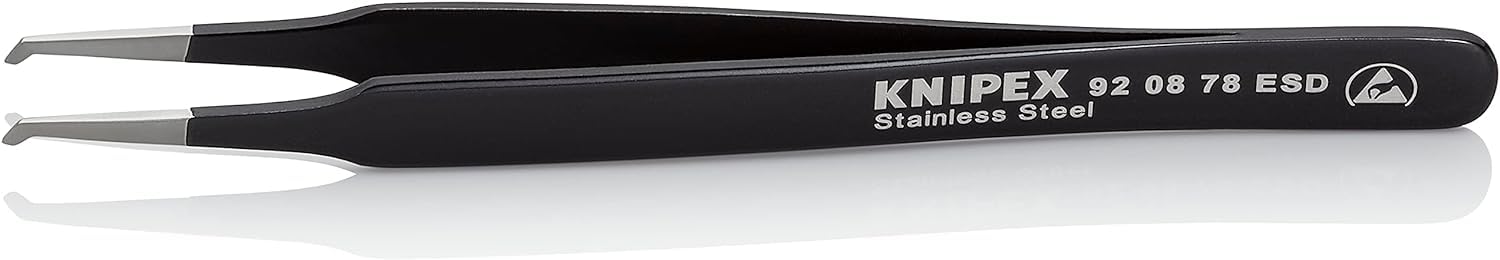 KNIPEX 92 08 78 ESD Precision Tweezers ESD 120 mm