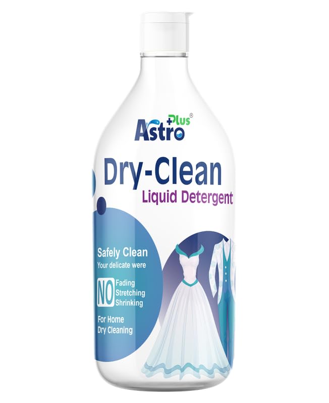 Image of ASTRO PLUS + 250ML Dry Clean Liquid Detergent With 250ML Color Protector | Ultimate Protection For Silk Saree and Chiffon, Cotton, Georgette, Linen, and Woolen | Gentle Wash For Delicate Fabrics