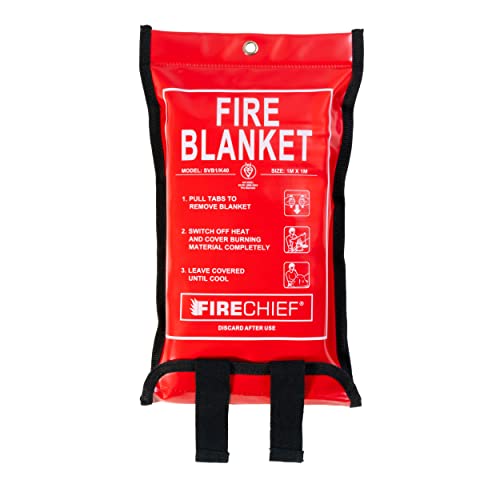 Firechief 1m x 1m Fire Blanket (Soft Case)