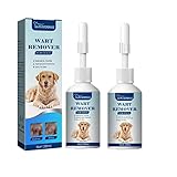 2pcs Dog Skin Tag Remover,Dog Wart Remover, Dog Warts Removal Treatment Rapidly Eliminates Skin Tag...