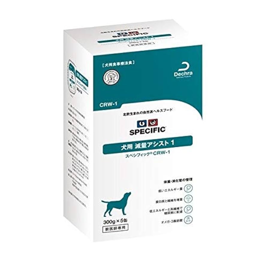 スペシフィック CRW-1 犬用 減量アシスト 300g×18缶 ドッグフード スペシフィック 犬用 CRW‐1 減量アシスト1 ウェット 300g×5