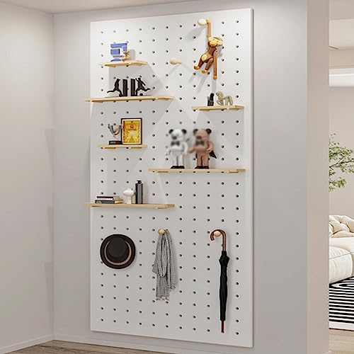 Stecktafel-Wand-Organizer-Set, perforiertes Sichtfeld für platzsparende Aufbewahrung im Schlafzimmer, Arbeitszimmer, Büro, Badezimmer
