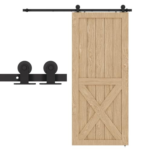 Kit rail porte coulissante 1,8 m noir robuste pour gagner de la place
