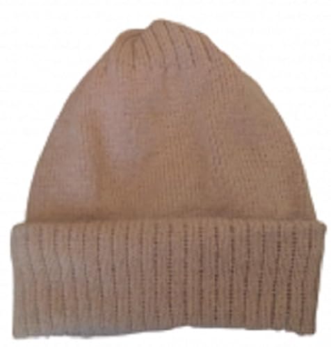 Touca/Gorro para Bebê de Lã (Bege)