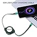 USB C Cable,60W Retractable C to C Fast Charging Cable,Type C Charger Cord for iPhone 16 15 Pro Max, iPad Air 4, Galaxy S24 S23 Android iOS Type C Cell Phones Tablets Universal Use (2Pack/Green)