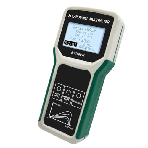 Image of EY-1800W Solar-Panel Tester, MPPT-Photovoltaic Multimeter & Watt Meter, Smart MPPT-Tools for Testing Solar-PV Panel Data and Troubleshooting