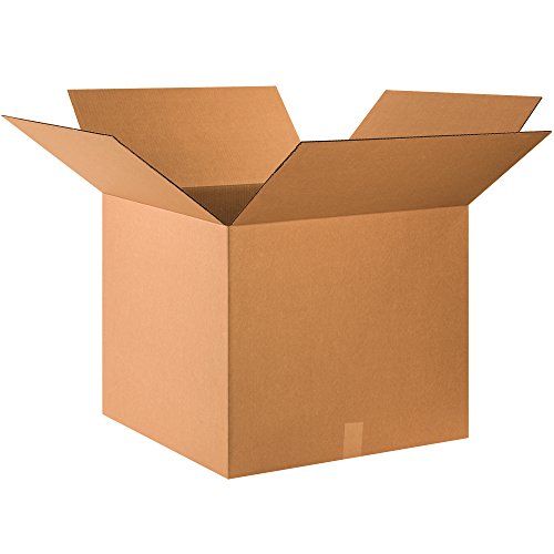 Image of BOX USA 24x24x20 Corrugated Boxes, Large, 24L x 24W x 20H, Pack of 10 | Shipping, Packaging, Moving, Storage Box for Home or Business, Strong Wholesale Bulk Boxes
