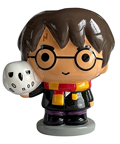 Tirelire Métal Harry Potter – Forme Livre De Sorts Avec Blason Poudlard – Officielle Et Collector