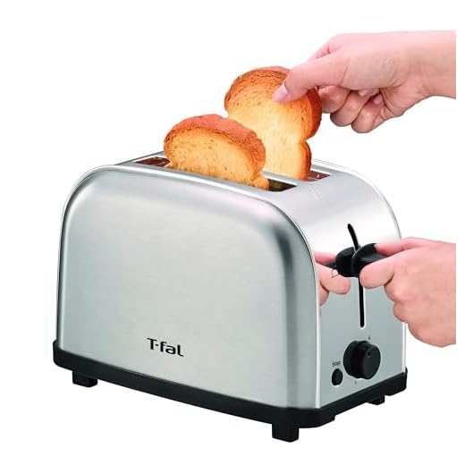 T-fal Ultra Toaster INOX cuenta con 6 niveles de tostado. ¡Tostador ultra compacto de fácil almacenamiento! Elaborado de acero inoxidable, TT330DMX