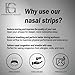 Transparent Nasal Strips (30 Count) Snoring, Sleep, Breathing, Congestion, Exercise & Training – Comfortable Fit for Anytime of Day – Strong Hold & Drug-Free