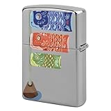 ZIPPO兼用ケース 鯉のぼり 和風 和柄 シガレットケース オイルライターケース 金属 兼用 シェル 喫煙具 互換性のある 交換可能なシェル ジッポライターカバー 保護シェル 個性 喫煙アクセサリ メンズ 耐摩耗性 男性 誕生日 プレゼント 父の日ギフト
