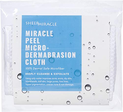 Sheer Miracle Anti Acne Treatment MicroDermabrasion Cloth Erase Fine Lines Scars Anti-Aging