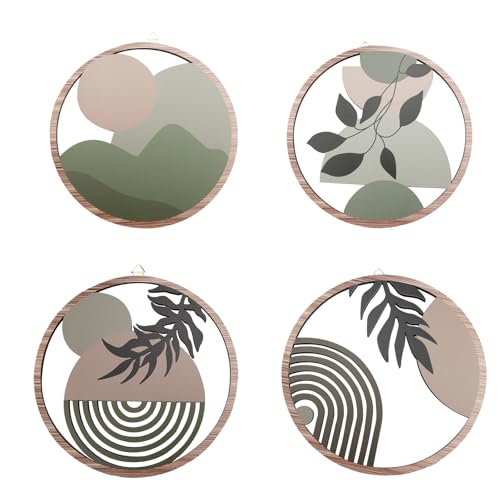 YunBey Set de 4 Decoraciones de Parete en Estilo Boho, Decoración...