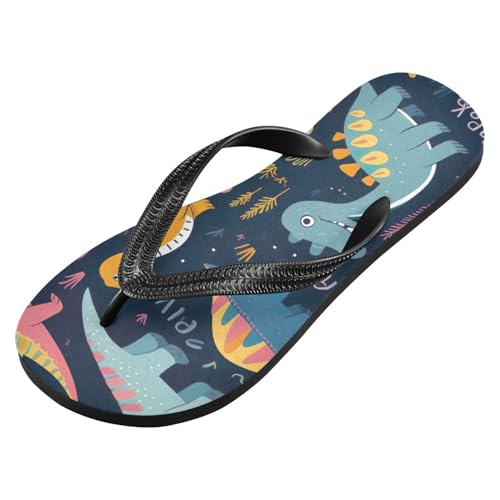 Women Beach Summer Casual Flip Flop DinosaurQuick Dry Sandals Slipper for Men 214B2853