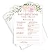 Printed Party Baby Shower Games for Girl – 5 Games & Activities, Baby in Bloom Floral Theme, 50 Guests
