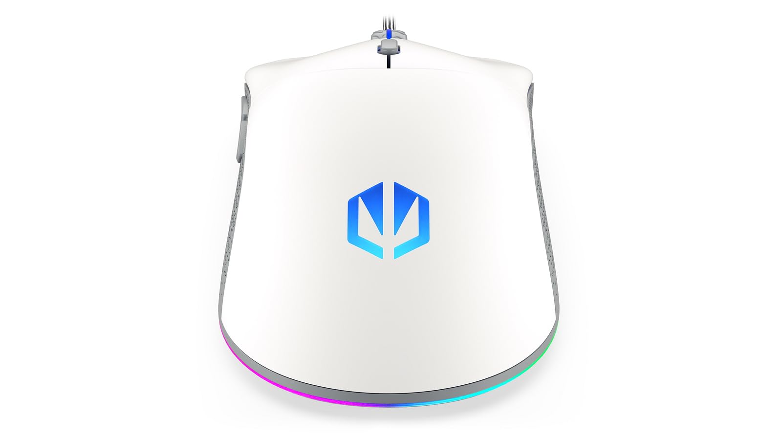 ENDORFY GEM Plus Onyx White, mouse da gaming leggero, sensore PixArt PAW3370, 19 000 DPI, EY6A011
