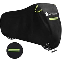 Forro Para Bicicleta Spinning CAPTRONIC Funda Bicicleta Exterior Impermeable - Protección avanzada contra elementos climáticos y UV. Ideal para toda estación- Tamaño de 200x110x80 centímetros-Tejido Oxford 210D