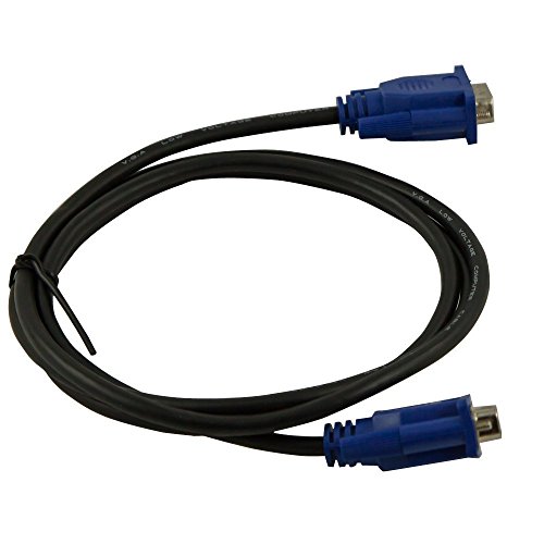 ANSITO 5 Feet Male to Male SVGA VGA Long Video Monitor Cable for TV Computer Projector.[blue]