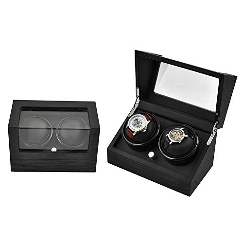 Mover de reloj automático con estuche doble de madera y 4 modos de giro 3