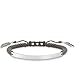 Produktbild Thomas Sabo Damen-Armband Love Bridge Feder 925 Sterling Silber geschwärzt Nylon grau Länge von 14.5 bis 21 cm Brücke 5 cm LBA0071-907-5-L21v