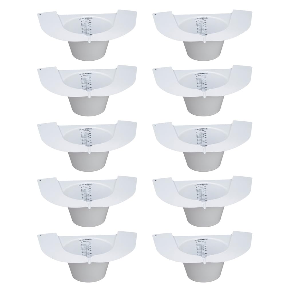 Elnwnnkc Pack Of 10 Urines Collection hat Comfortable Samples Cups set Simple Pour Urines Sample Collection Hat for Women &