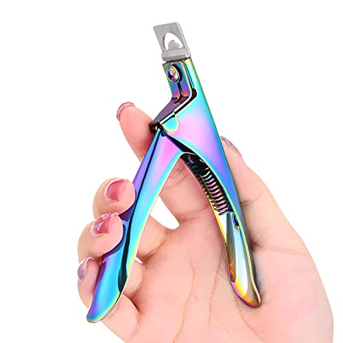 BEAUTYBIGBANG Professional Acrylic Nail Clipper False Nails Cutter Fake Nail Clippers Nail Tips Trimmer Nail Cutter for Acrylic Nail Manicure Tool for Salon and Home