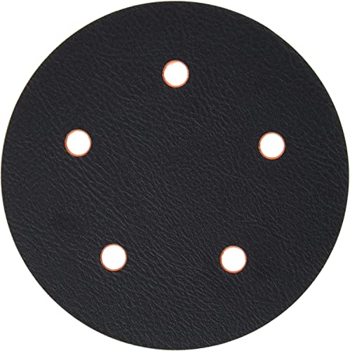 Dynabrade (56104) 5" (127 Mm) Diameter Vinyl-Face Vacuum Sanding Disc Pad, Teal Color L | 3/8" (10 Mm) Thick Urethane Medium Density, Swirl-Free Finish, 5/16"-24 Male Thread #TOP12