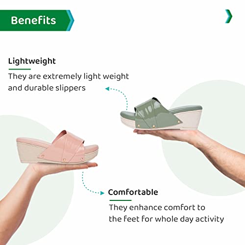Image of ORTHO JOY Fancy doctor slippers | Soft chappal for women | Comfortable wedges sandals for women stylish