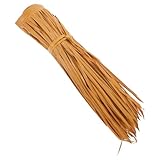 FOMIYES Techo de Paja Artificial de Imitación 1m X 50cm Color Amarillo Paja, Panel Decorativo PE Ignífugo para Pérgolas y Cenadores de Jardín, Estera de Césped Simulada para Decoración