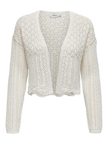 ONLY Damen ONLNOLA 7/8 Life Open Cardigan NCA KNT Strickjacke, Cloud...