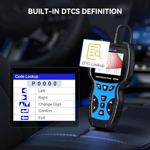 Probador de Baterías MA900 y Escáner OBD2 para Evitar Averías e Inspeccionar el Motor 7