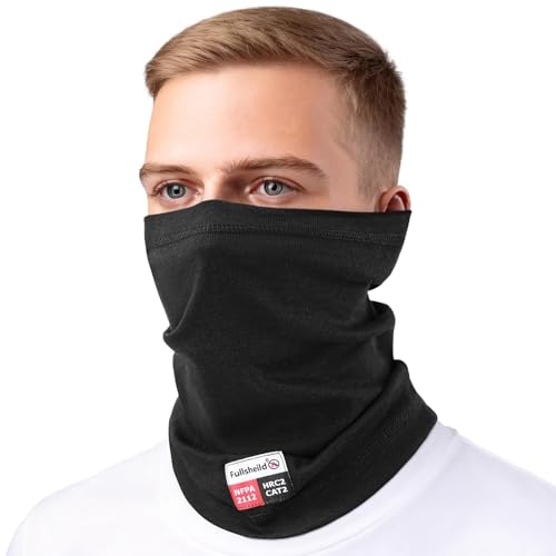 Image of Fullsheild FR Face Mask Summer FR Neck Gaiter Lightweight FR Neck Protector | FR Face Mask for Men Summer FR Neck Gaiter Lightweight Welding Hood Face Cover Flame Resistant Welding Neck Protector