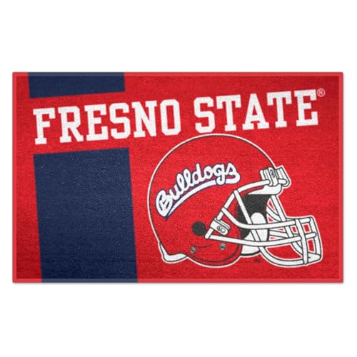 FANMATS 19731 Fresno State Bulldogs Starter Mat Accent Rug - 19in. x 30in. | Sports Fan Home Decor Rug and Tailgating Mat Uniform Design