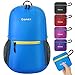 Gonex Ultra Lightweight Packable Backpack Hiking Daypack Handy Foldable Camping Outdoor Travel Cycling Backpacking(Blue)