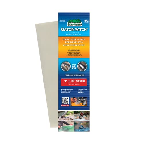 Gator Patch Kayak Keel Guard - Strip Form - Protects and Repairs Vulnerable Kayak Keel Contact...