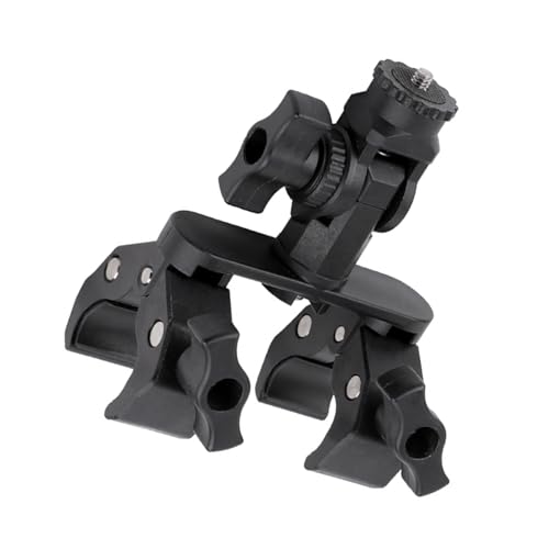 Soporte de abrazadera de cámara 360 para manillar de moto con tornillo 1/4