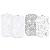 Bassinet Mattress Pad Cover and Bassinet Sheets for Fodoss Baby Bassinet
