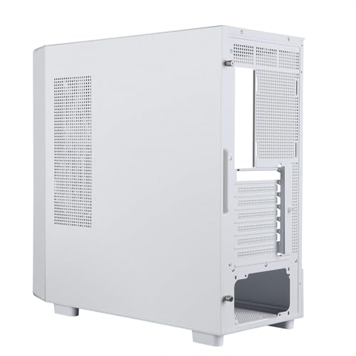 Chasis PC gaming D2 Mid Tower dual chamber con panel lateral de cristal templado 5