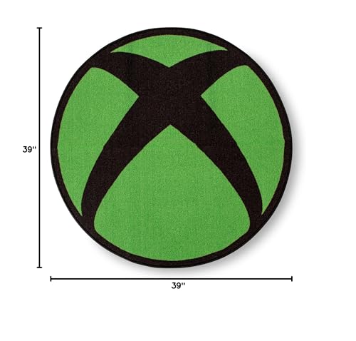 Tapete decorativo Ukonic Xbox logo 39 pulgadas redondo miniatura 3