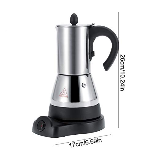 Elektryczny dzbanek do espressoekspres 300 ml, z stali nierdzewnej, wtyczka UE 220 V