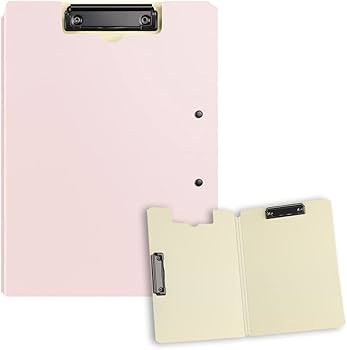 Amazon | Costowns 二つ折り ダブルクリップファイル 横型 縦型